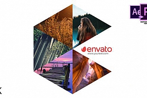 Premiere预设-4K时尚现代几何图形窗格展示产品推广商业广告模板