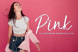 高雅粉色电影视频调色预设合集