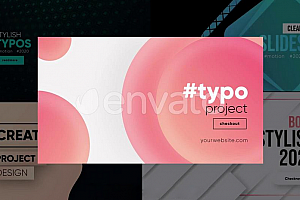 Premiere模板-独特的动态文字排版动画文本版式动画模板