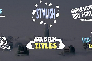 Premiere模板-卡通手绘气泡综艺节目字幕动画模板