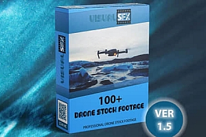 视频素材-35组实拍海边沙滩建筑道路森林山水无人机航拍空镜头4K视频素材