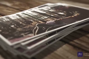 Premiere模板-“一张一张照片”累积迭加特效视频播放模板