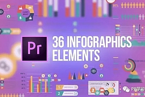 Premiere预设-36个公司企业商务信息数据图表动画