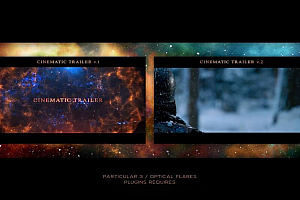 Premiere模板-电影预告片史诗级震撼大气开场视频模板