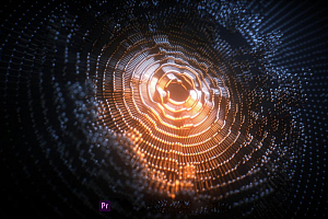 Premiere模板-电影级抽象动态特效片头LOGO展示模板