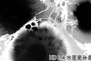 视频素材-Ink水墨晕开视频素材全套 给你的作品加点料