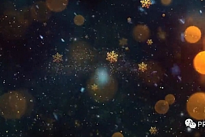 专为你精选的圣诞节动画背景预设——烟花绽放雪花降落闪耀魔法尘粒子来啦~
