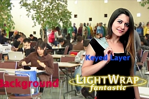 视频抠像边缘模拟真实光照 Light Wrap Fantastic v1.2.3 Mac支持苹果芯片
