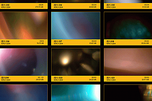 50个漏光灯光视频剪辑叠加合成超慢动作4K视频素材